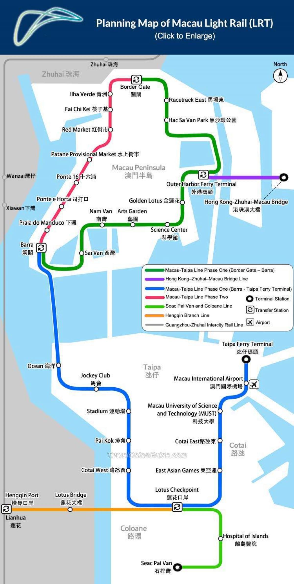 Macau subway map