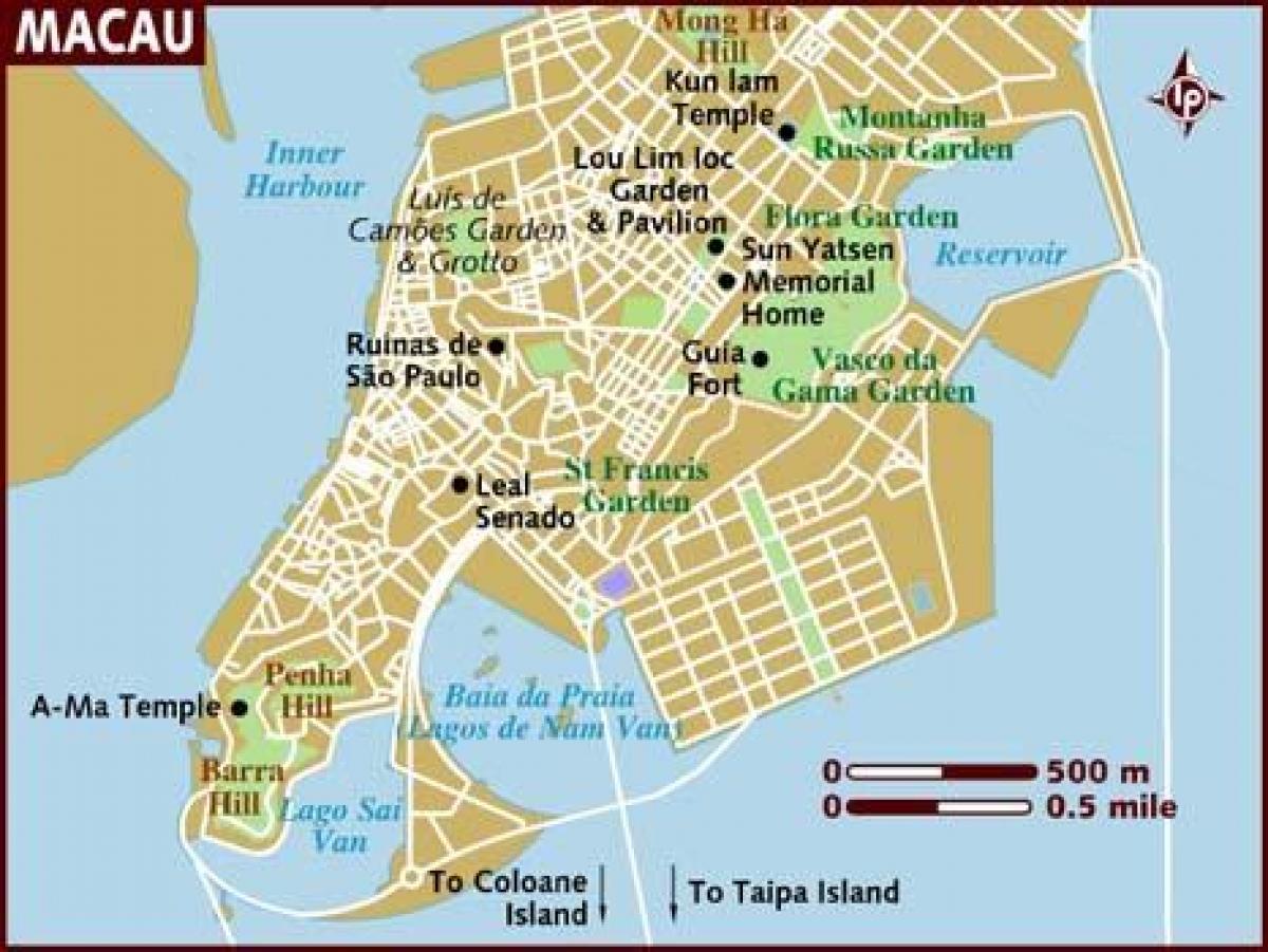 venetian Macau shopping mall map