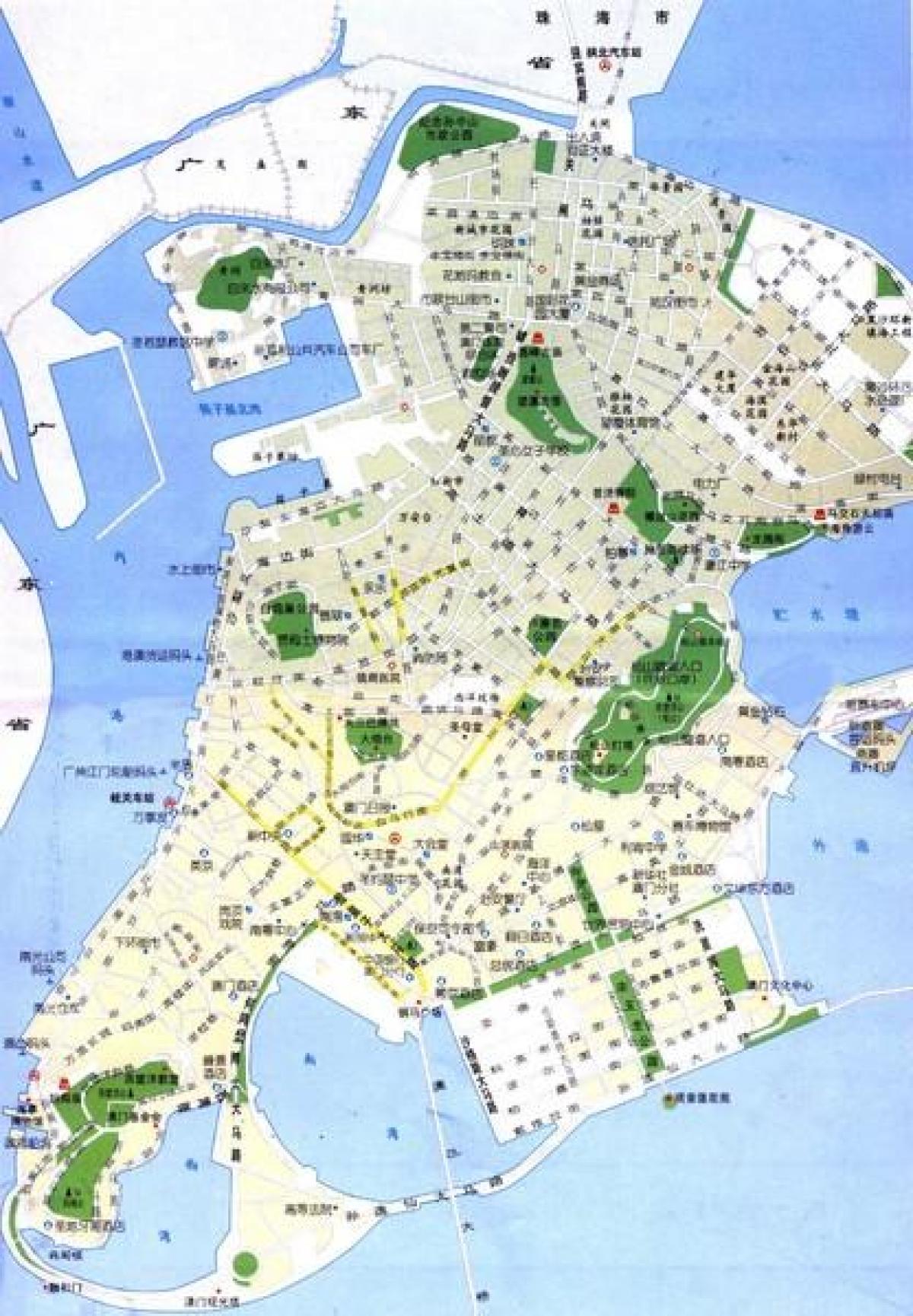 map of Macau street
