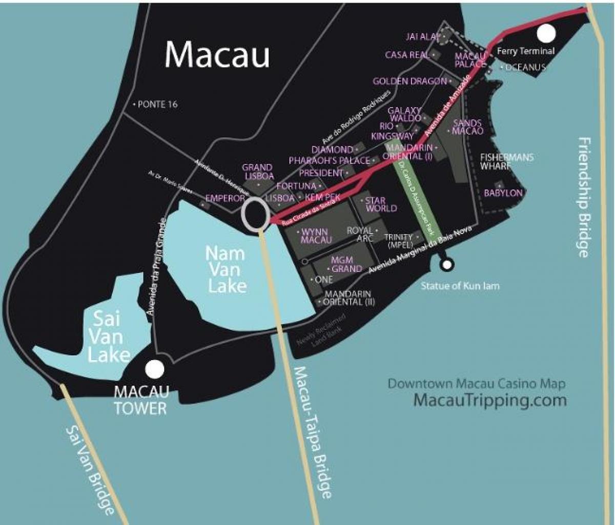 map of mgm Macau