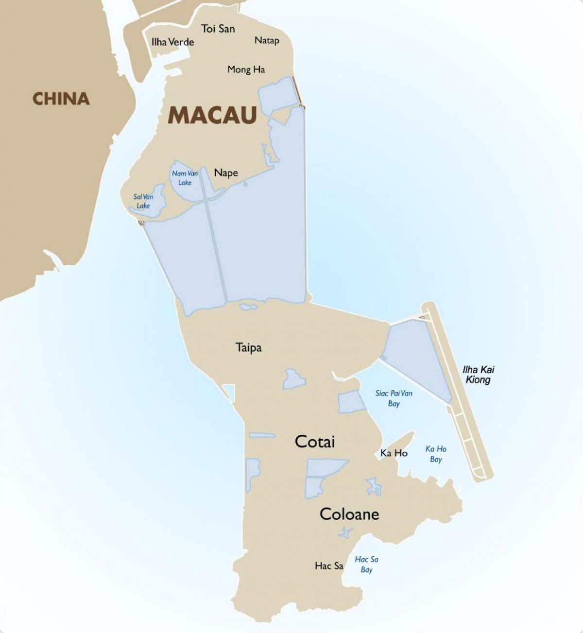 map of nape Macau