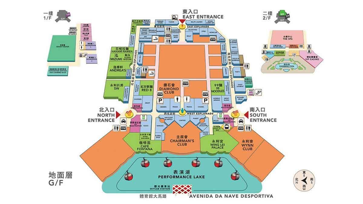 map of wynn Macau